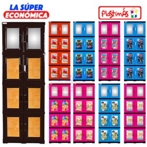 Gabinete Multiusos 4N  C/Espejo Decorado