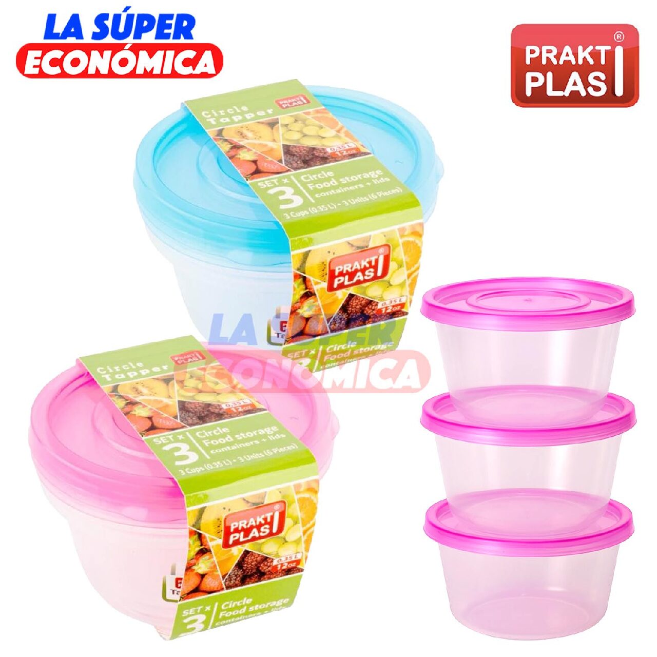 Set Tapper Red. 335ml 3 pzs